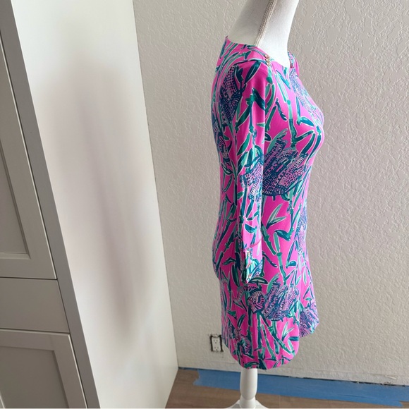 Lilly Pulitzer UPF 50+ Sophie Dress with a Boat Neckline Size XXS Resort Vacay - Picture 4 of 9